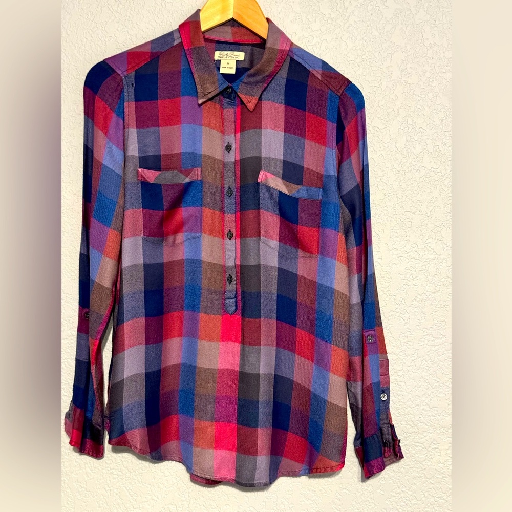 Lucky Brand Long Sleeve Multi-Color Shirt